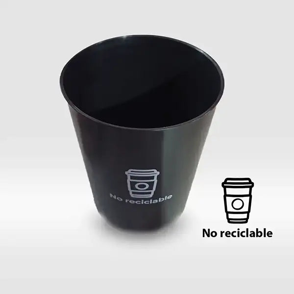 Bote de basura no reciclable