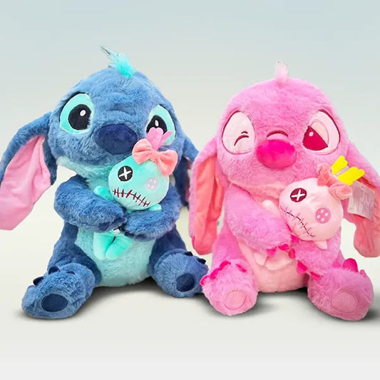 Pareja de peluches Stitch & Angel | 35 cm