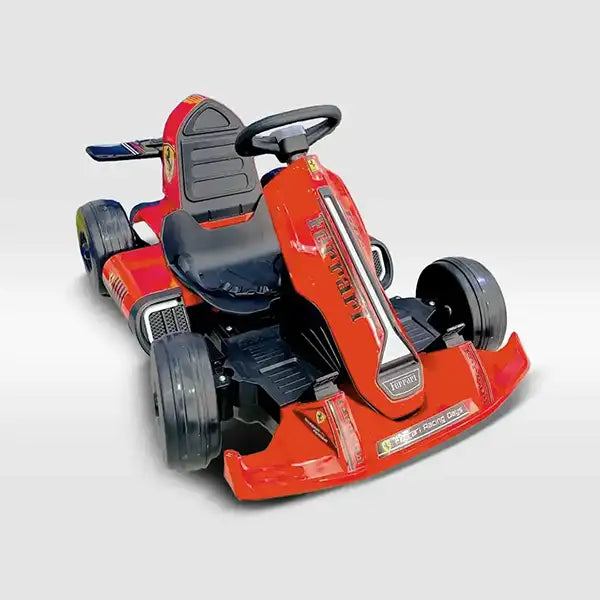 Carro eléctrico estilo Ferrari para niños con batería 12V recargable