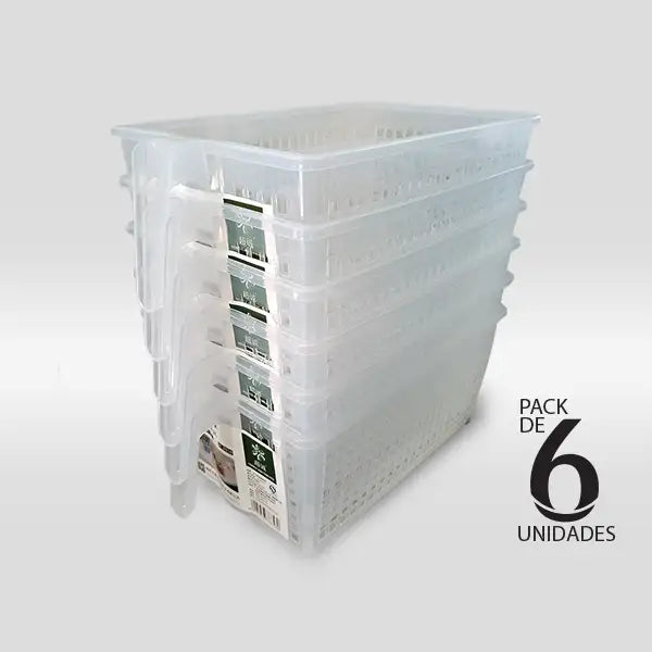 6 Organizadores para refrigerador