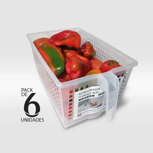 6 Organizadores para refrigerador