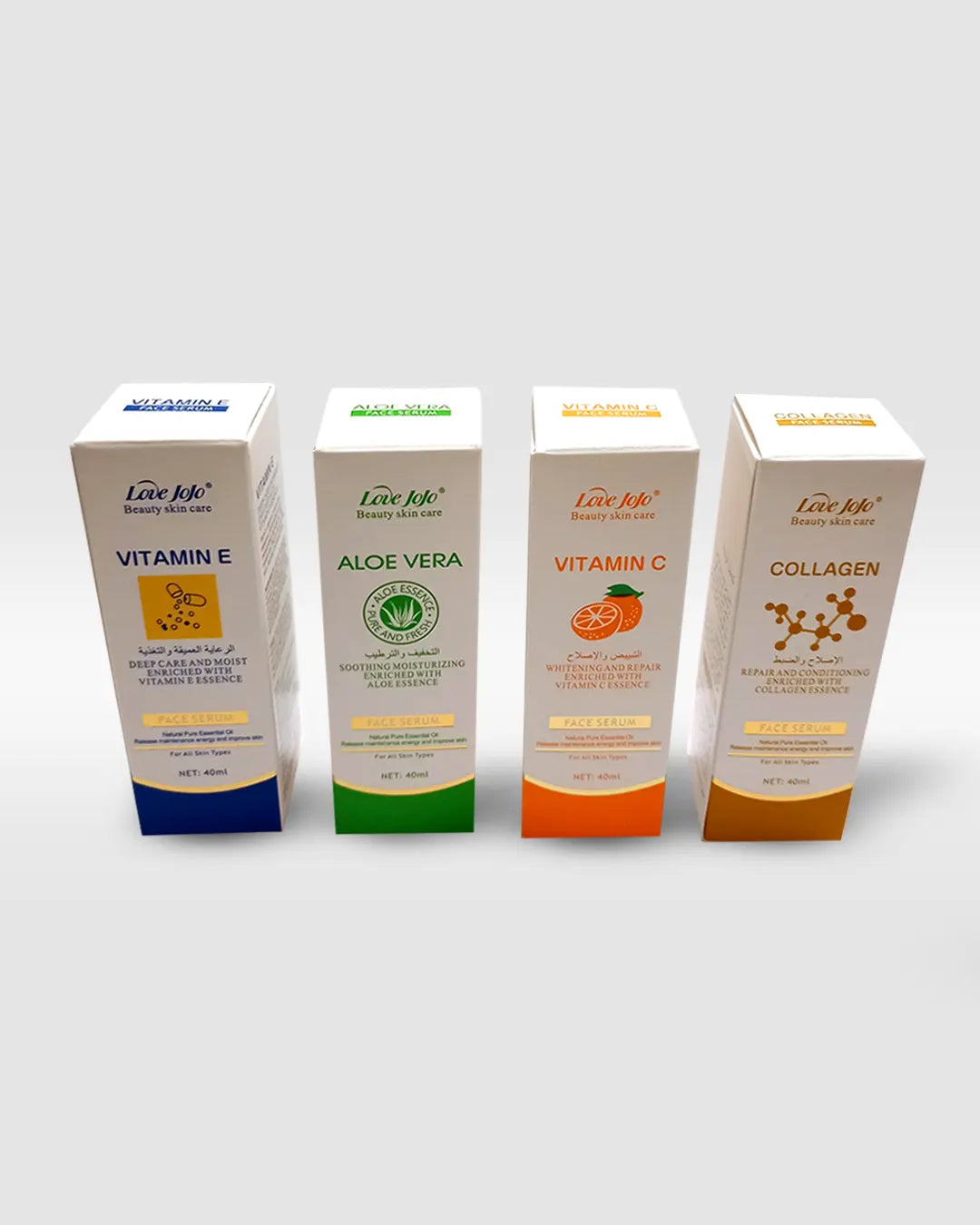 Paquete de serum facial