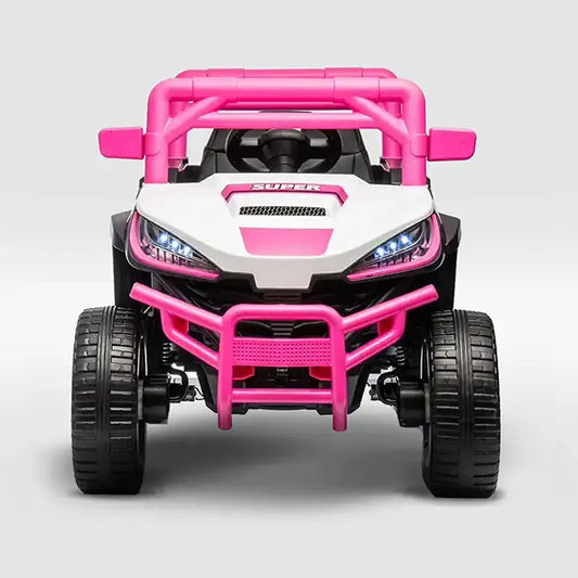 Buggy todoterreno eléctrico infantil con luces LED y música integrada