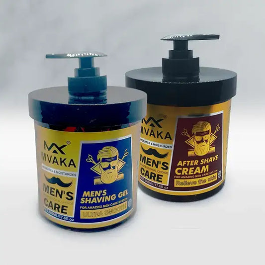Combo de gel y crema para afeitar