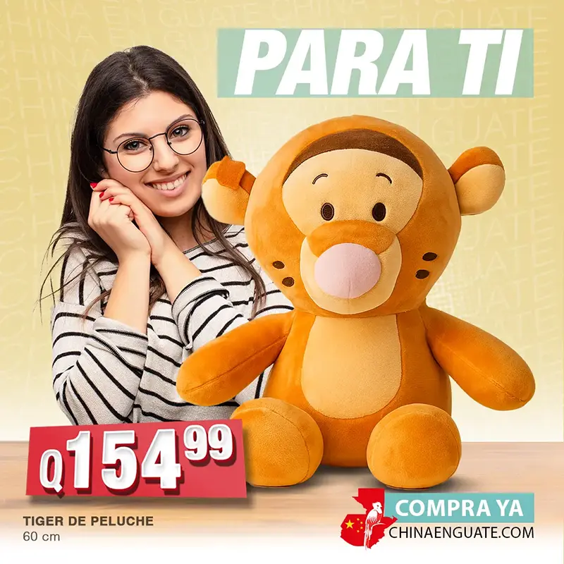 Oferta Tiger de Winnie Pooh en peluche de 60 cm
